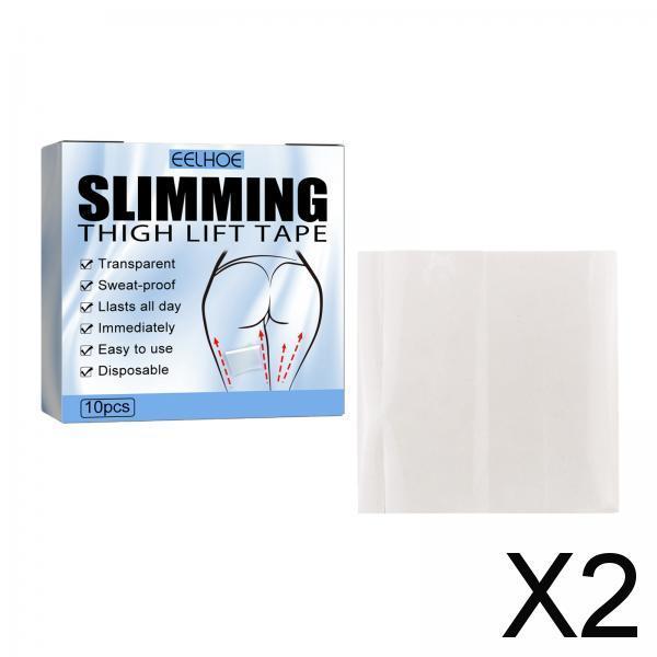 2x10Pcs Thigh Lift Tape Instantly Lift Smooths Wrinkles Anti Chafing