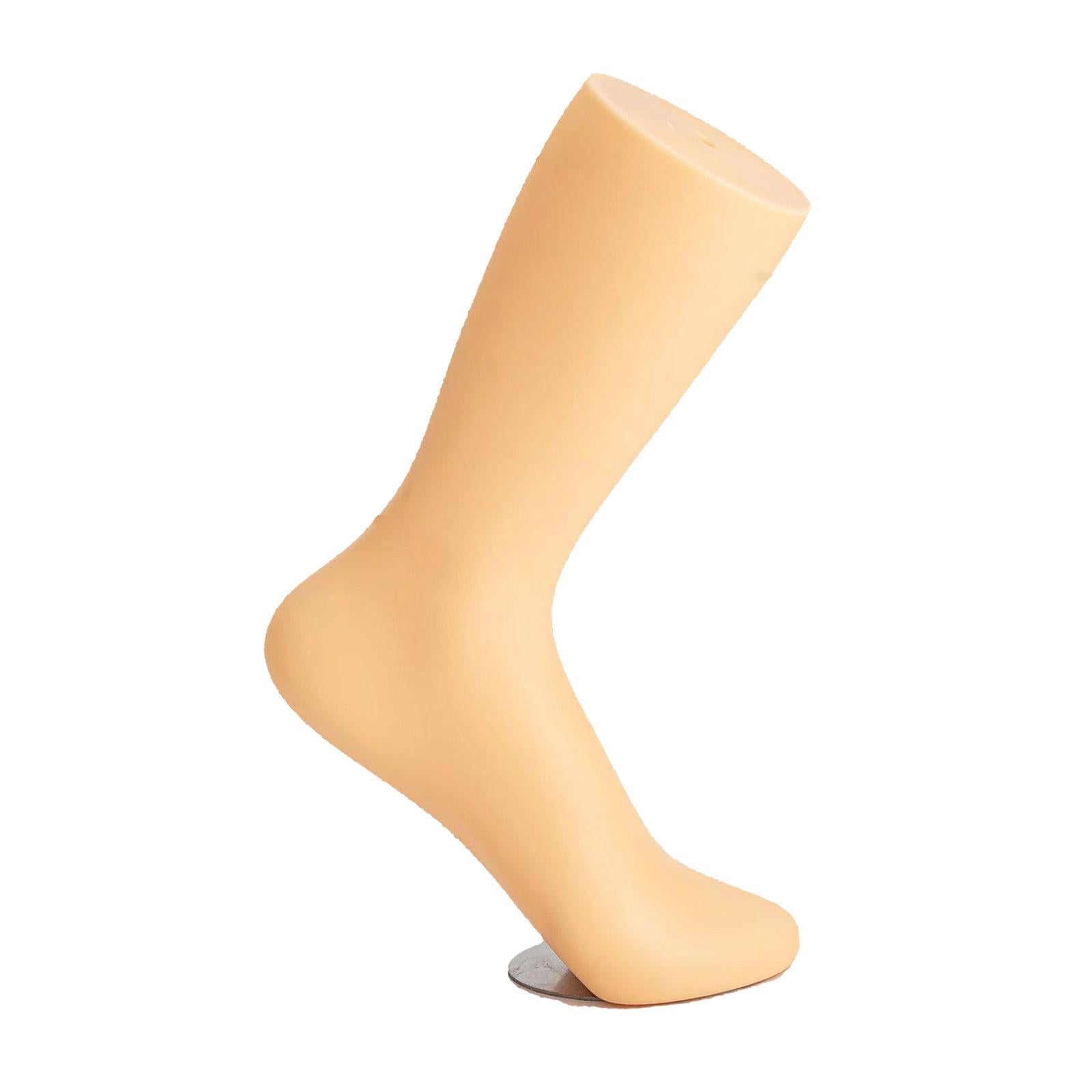 Mannequin Adult Feet Female Lifelike Standing for Chain Ankle Sandals Socks Left Foot Normal