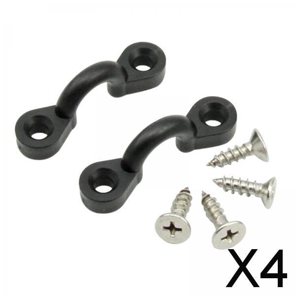 4xKayak Boat Handle Buckles Set Sailboat Deck Loops Tie Down Hardware 2pcs