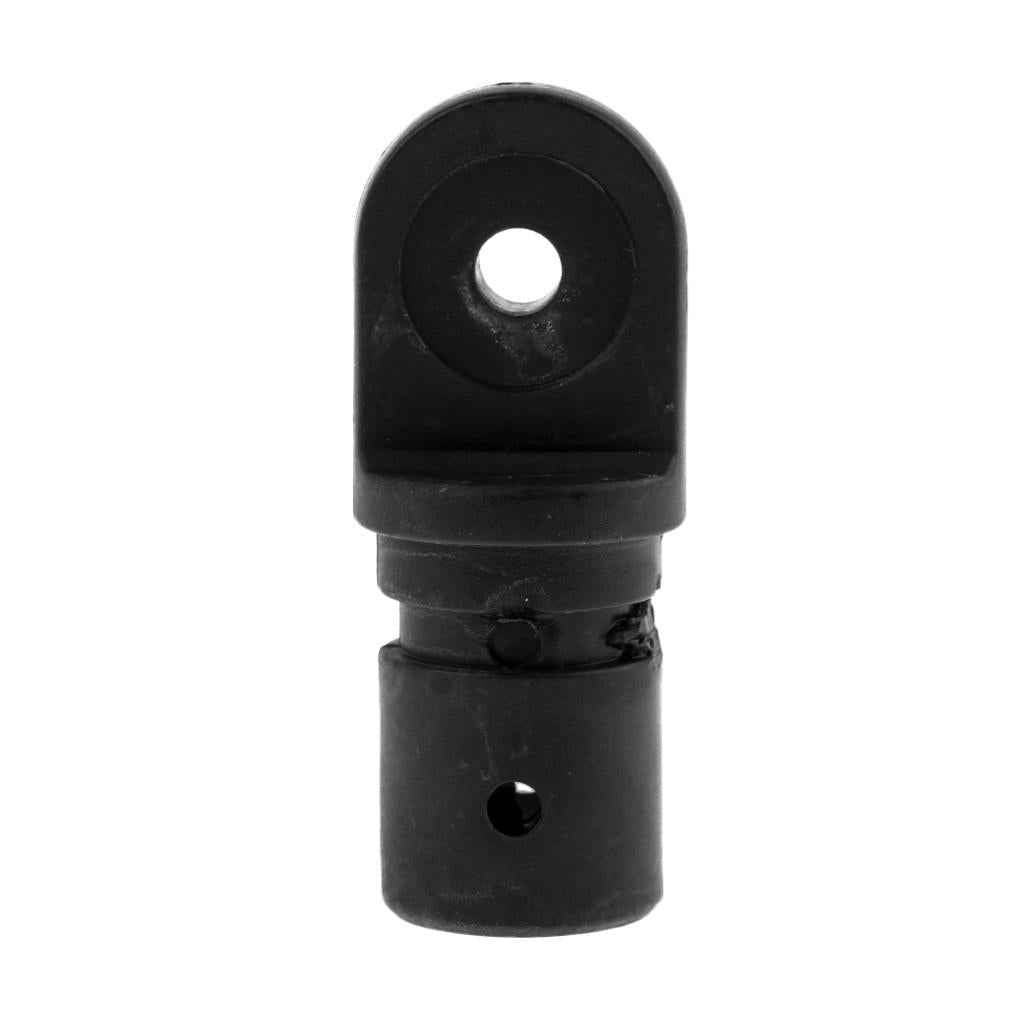Durable Black Nylon Marine Boat Bimini Top Fitting 22mm 7/8'' Tube Internal Eye End Insert Hardware Accessories