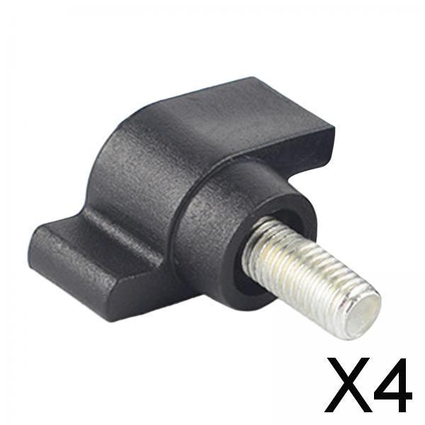 4xT Shaped Clamping Screw Knob Tightening Thread Part Thumb Screws Grip Thumb M8 16mm