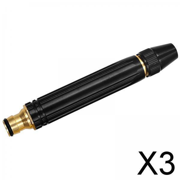 3xHigh Pressure Garden Hose Spray Nozzle for Deck Car Washing Garden Watering