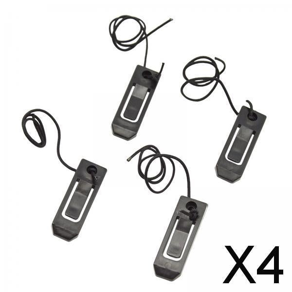 4x4Pcs Surfing Watershed Fish Fin Clip Buckle Parts for Water Ski Board