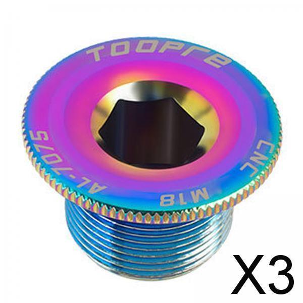 3xBike Crankset Screw MTB Mountain Road Bicycle Crank Arm Bolts Multicolor