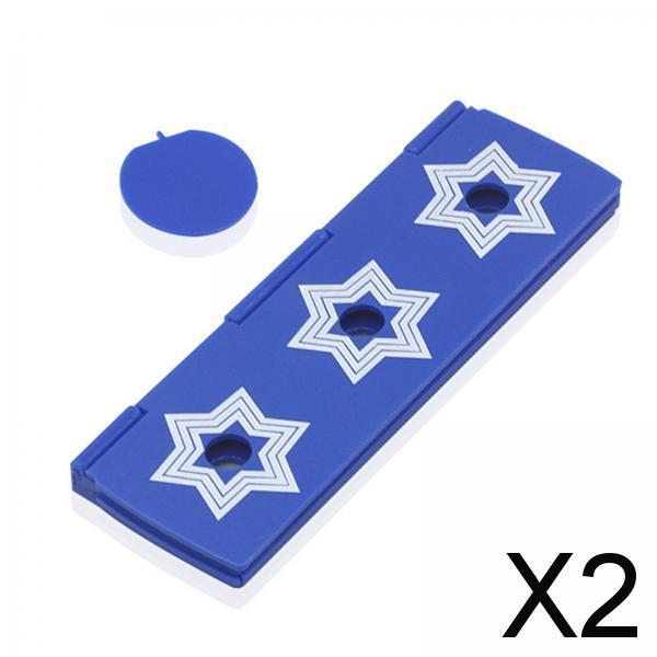 2xPencil Through Coin Money Penetration for Performance Holiday for Beginners Blue