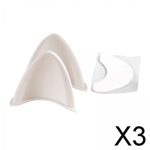3xHelmet Cat Ears Decoration Interchangeable for Motorcycle Helmets Ski White