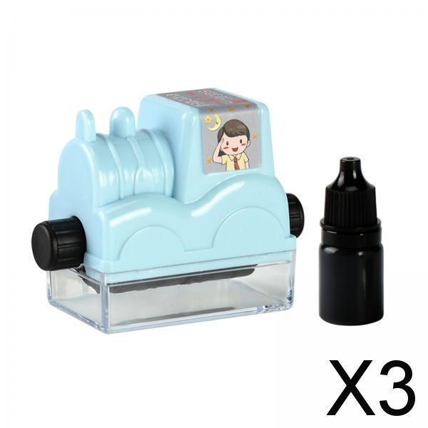 3xSmart Math Roller Stamps 1-100 for Classroom Supplies Elementary School Kids Blue Multiplication