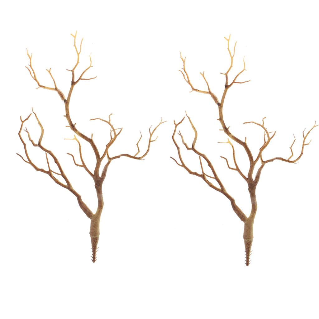 2x Creative Artificial Branches Small Trees Twig Branch Table Decor Coffee