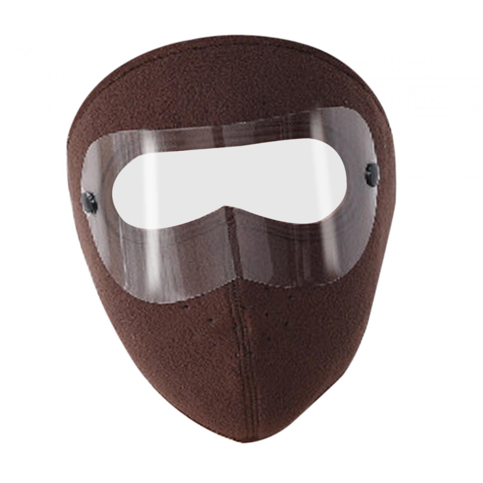 Winter Mask Fleece Breathable Coldproof Face Mask for Skiing Outdoor Cycling Coffee