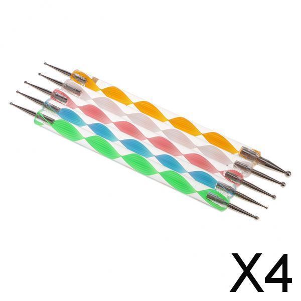 4x5 Pcs Spiral Head Pen Drill Point Needle Nail Art Tools & DIY Clay modeling