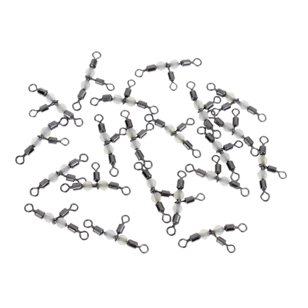Stainless 3-WAY Terminal Tackle Rolling T Swivel Lure Fishing Tool 16mm