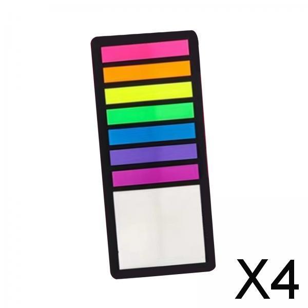 4xIndex Tabs Writable Page Sticky Notes for Diaries Book Markers Magazines with Note
