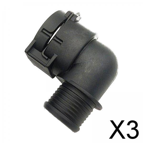 3xCar Heater Inlet Hose Connector for Chevrolet Sonic Trax Easily Install 950893634 Bent