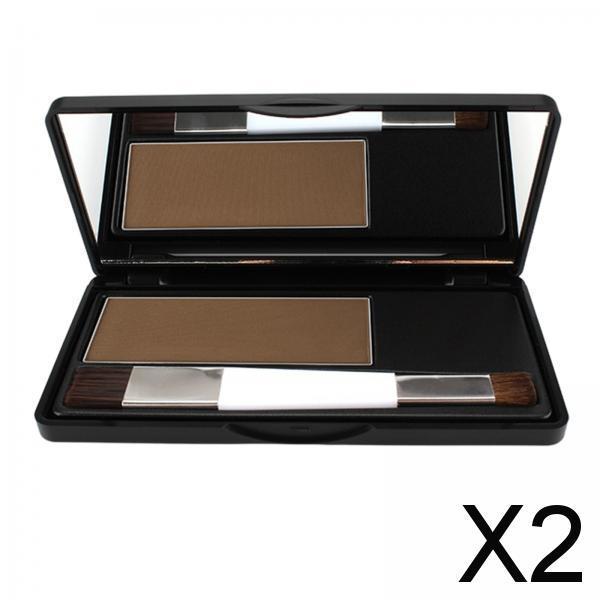 2xHair Fill-In Powder Roots Cover Up Concealer for Thinning Hair Brown