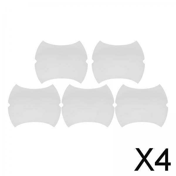 4x5Pcs Car Door Handle Cup Protector Invisible Universal Transparent