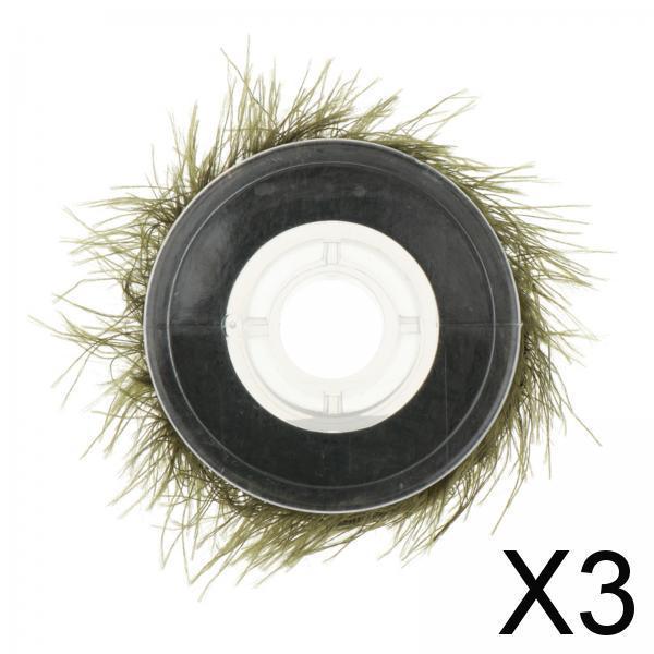 3x65lb Seaweed Carp Rigs Fishing Rig Replacement Fishing Tackle Dark Green