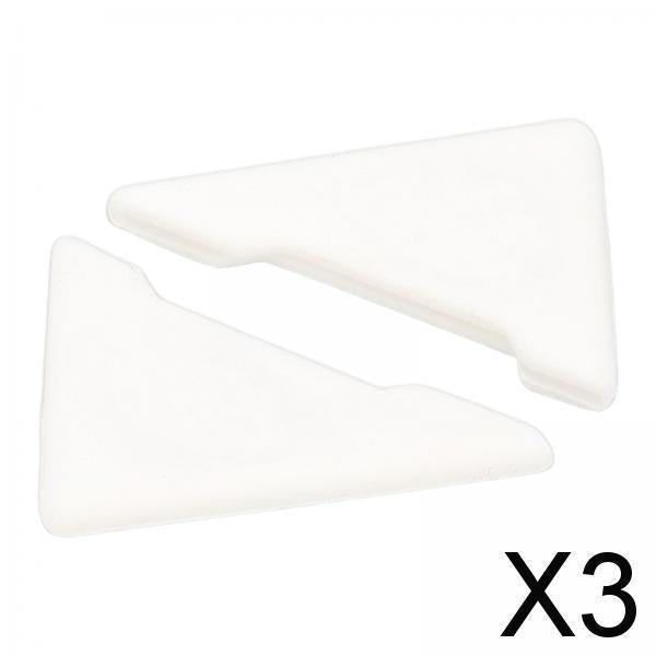 3x2x Car Door Corner Cover Anti Scratch Scratch Protector Corner Guards White