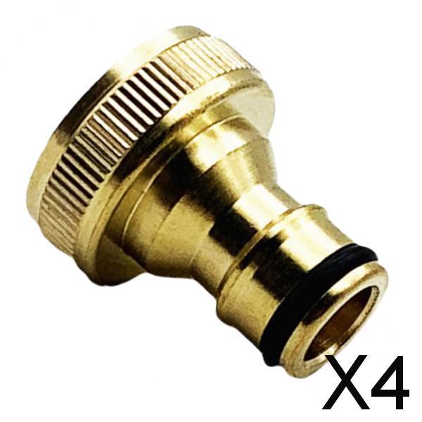 4x3/4 Plumbing Garden Watering Tap Hose Connector Quick Adaptor Inner Thread"