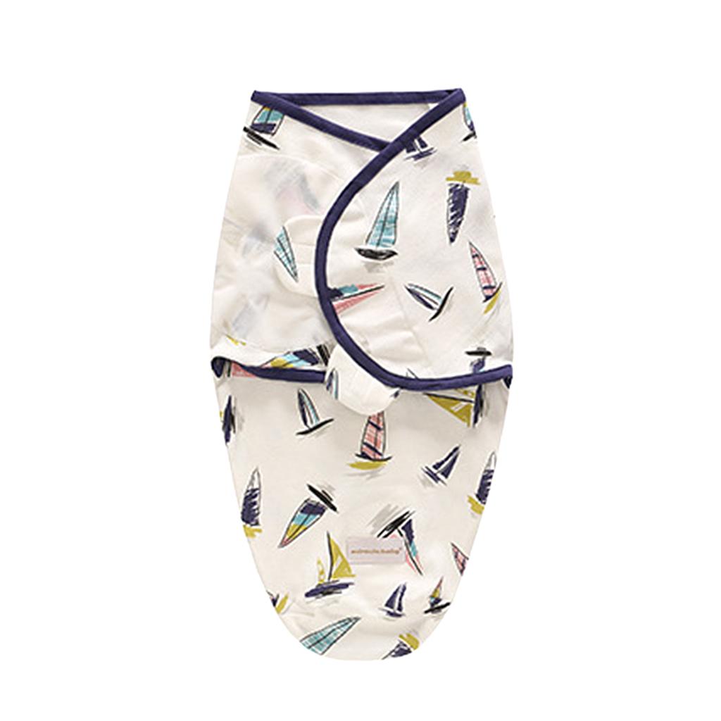 Baby Infant Swaddle Wrap Blanket Sleeping Bag Boat (0-6M)