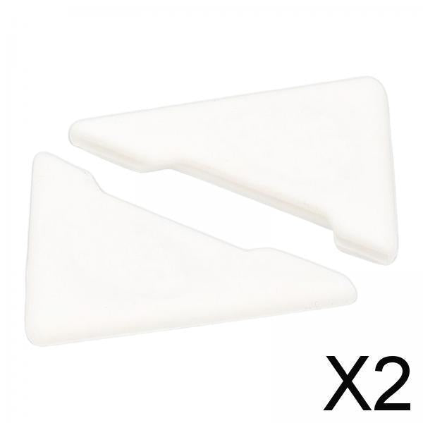 2x2x Car Door Corner Cover Anti Scratch Scratch Protector Corner Guards White