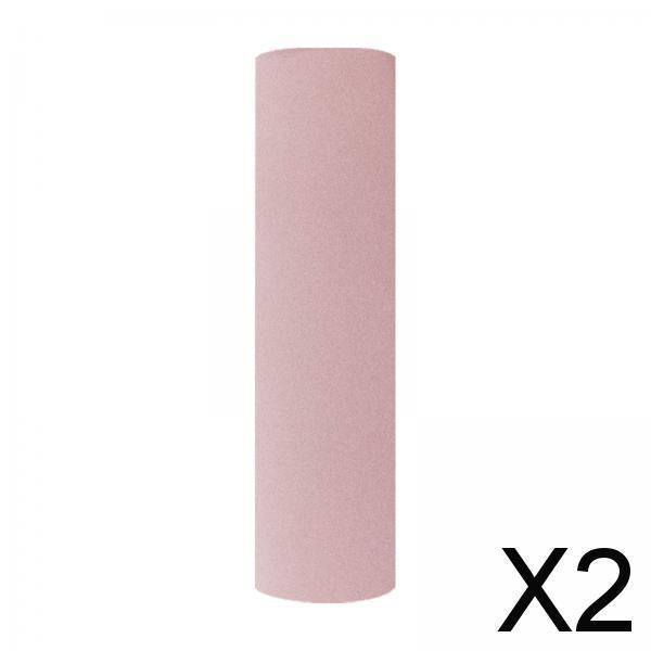2xHeat Transfer Vinyl Sheet Iron On for DIY Clothes and Other Fabric Bags Decoration Pink