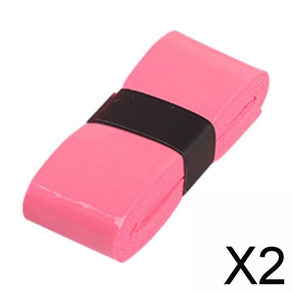 2xTennis Badminton Racket Wrap Tape Accessories Overgrip Grip Tape Handle Tape Pink