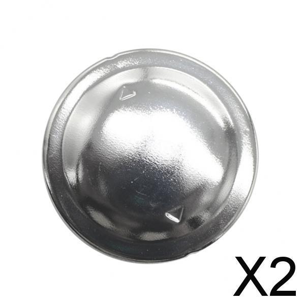 2xSilver Motorcycle Fuel Gas Tank Cap Replacement for GY6 125CC Scooter
