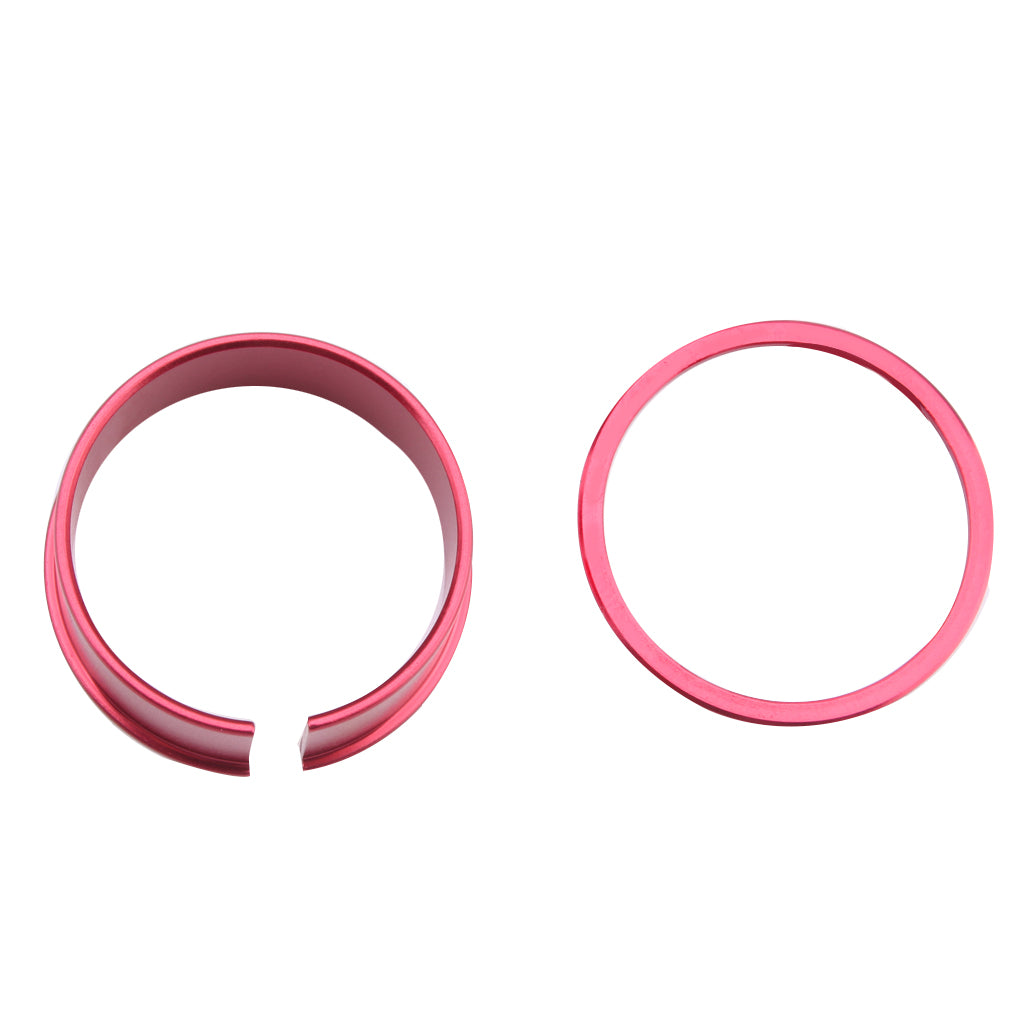 Bicycle Bike Bottom Bracket Washer 24mm to 22mm Axis Conversion Set Red
