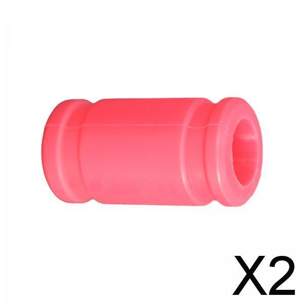 2xRC Exhaust Tube Durable 1/8 Tank Car Exhaust Tube for HSP Replacements 94102 red