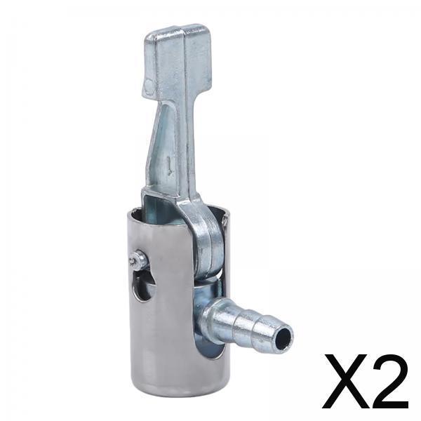 2xCar Tire Inflatable Air Pump Nozzle Metal Adapter Connector Durable