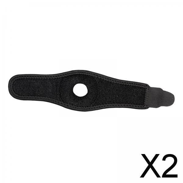 2xCompression Wrist Brace Guard Wrist Wrap for Working Out Indoor Outdoor Yoga No Buckle 26cm