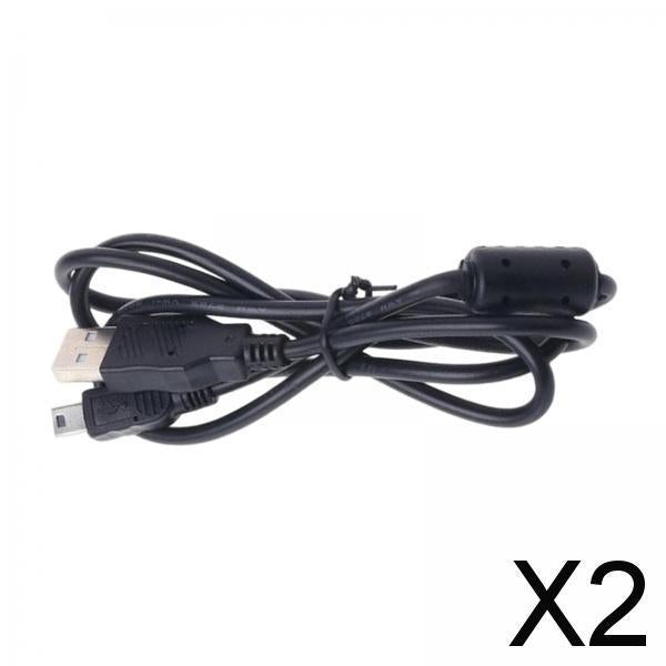 2xUSB Data Cable Accessories Durable Cameras Charge Cord for Canon Slr Camera