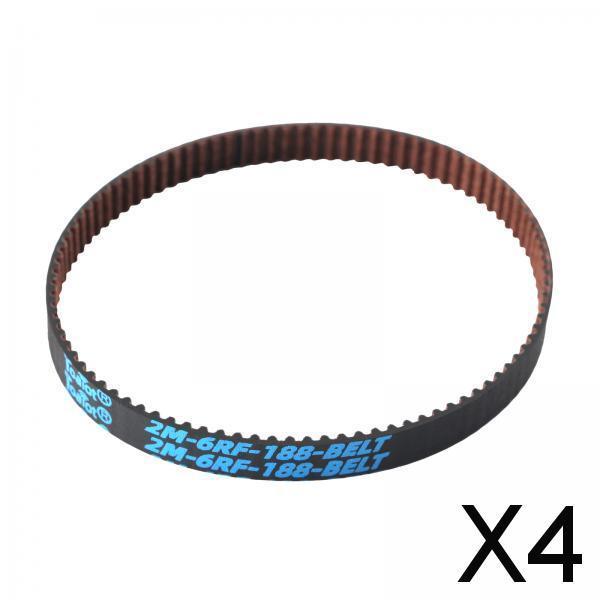 4x6RF Rubber Timing Belt Accessory Spare Parts 2GT Timing Belt for 3D Printer