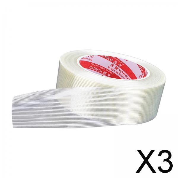 3xFiberglass Tape Fiberglass Fabrics Tape for Photo Frame Fixed Tarpaulin 2.5cmx2500cm