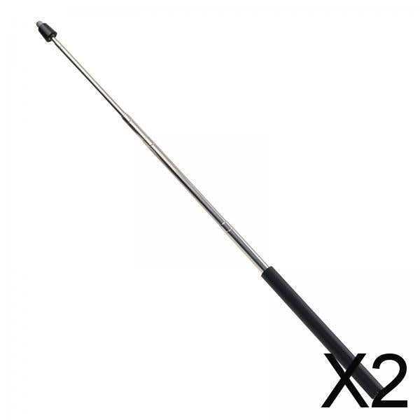 2xExtendable Pointer Pointing Point Stick PPT Electric Whiteboard Hand Pointer