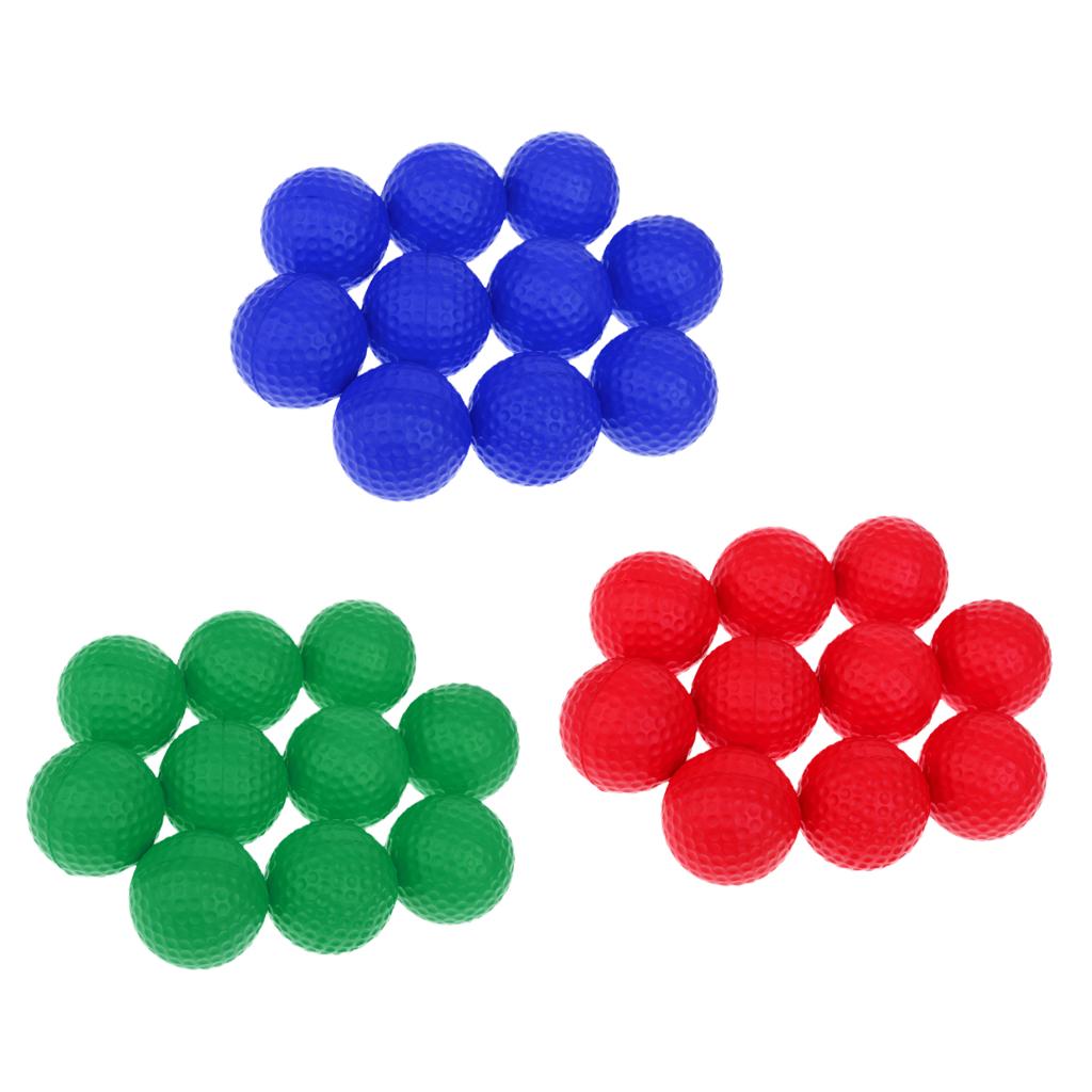 30 Pieces PU Foam Sponge Golf Training Soft Balls Golf Practice Balls 2#