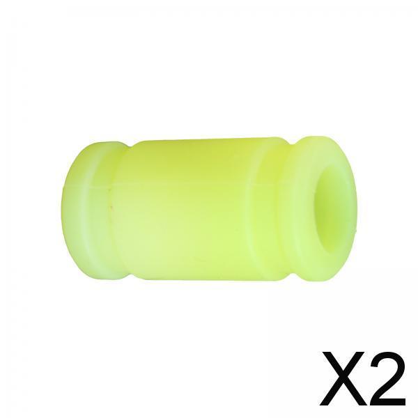 2xRC Exhaust Tube Durable 1/8 Tank Car Exhaust Tube for HSP Replacements 94102 yellow