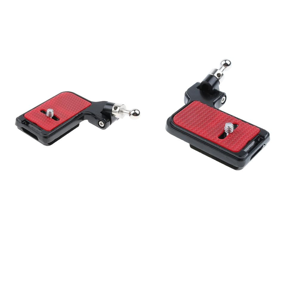 2 Pieces Camera F2 Quick Release Mount Plate w 1/4 Screw for Shoulder Strap"