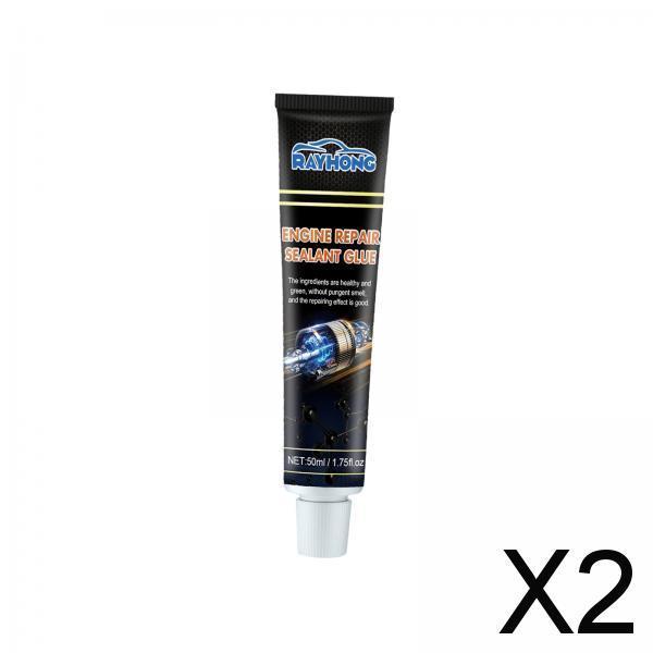 2xEngine Sealant 50ml Oil Resistant for Cylinder Gasket Oil Pan Fuel Tank