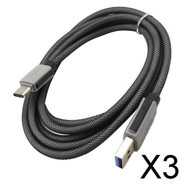 3x1.5m USB Type C Cable 3.1 Braided Sync Charger Charging for Samsung S8 G6