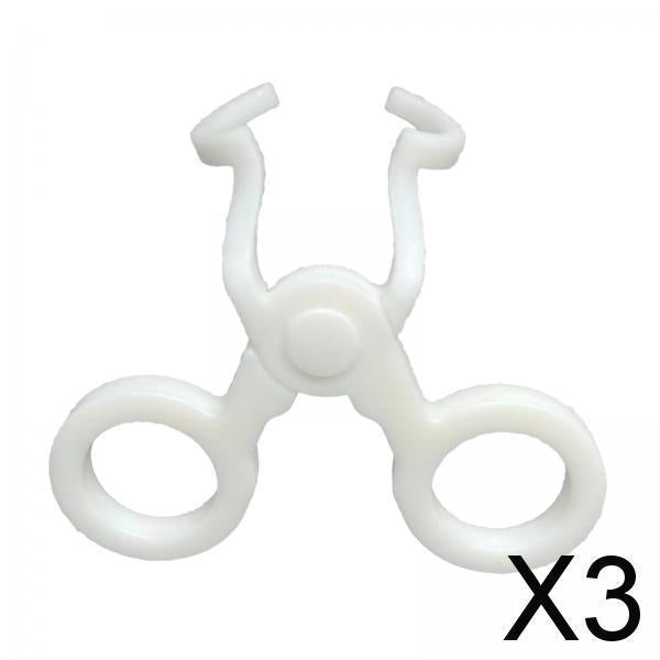3xContact Lens wearing Tool Eyelid Stretching Tools Contact Lens wearing Aid White