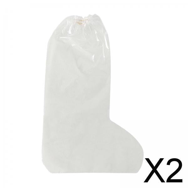 2x1PC Disposable Shoe Cover Waterproof Rainy Day Use Clear Rain Boots Cover