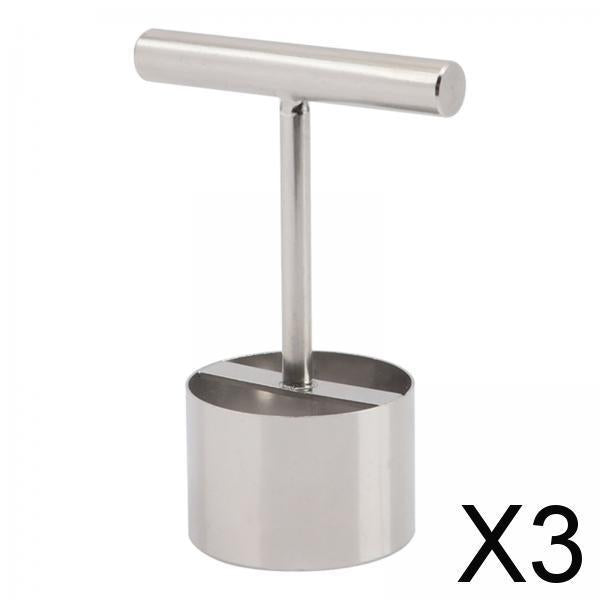 3xCorer Remover 304 Stainless Steel for Bell Peppers Removing Cores Pits Small
