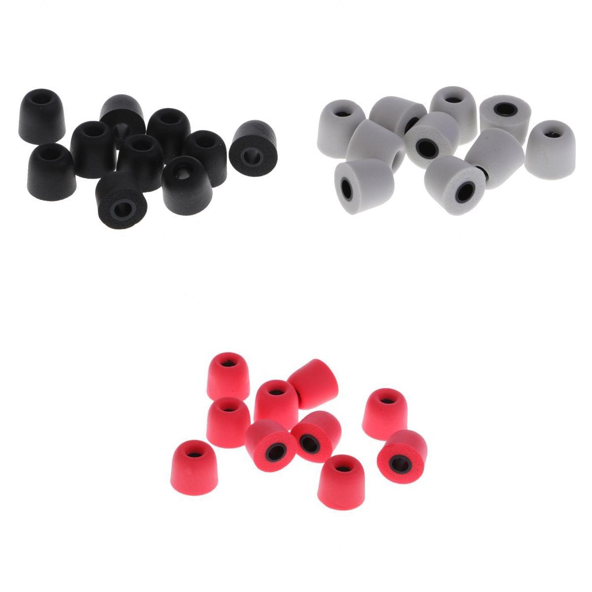 30 Pieces Earbud Memory Foam Eartips Earplug Tips For InEar Headphone 4.5 mm