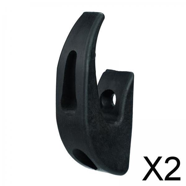 2xFront Hook Hanger for Xiaomi Generation Scooter Skateboard Accessories Black