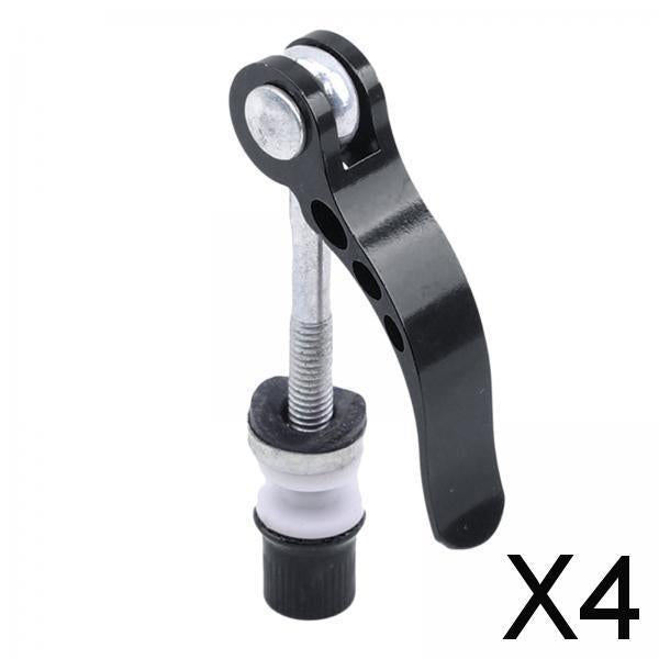 4xMTB Bike Seatpost Clamp Screw Replacement Part Release Bicycle black