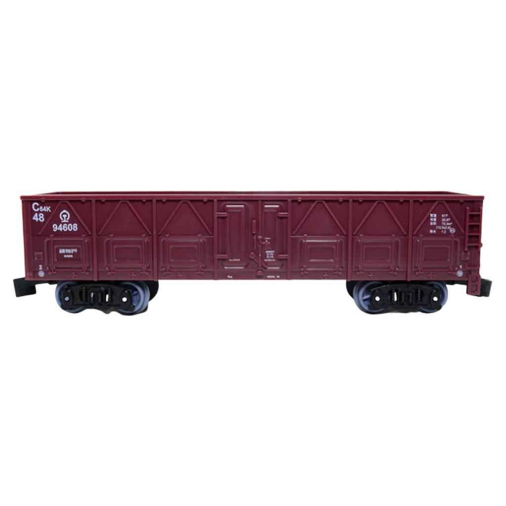 1:87 Simulation Train Model Carriage Kids Toy Electric Track Freight Cars D