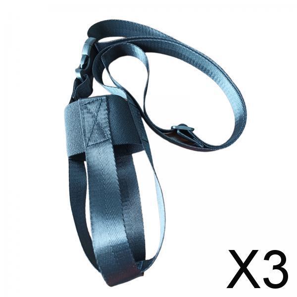 3xWater Bottle Holder Daily Use Hiking Outdoor Picnic Water Bottle Carrier Bag black
