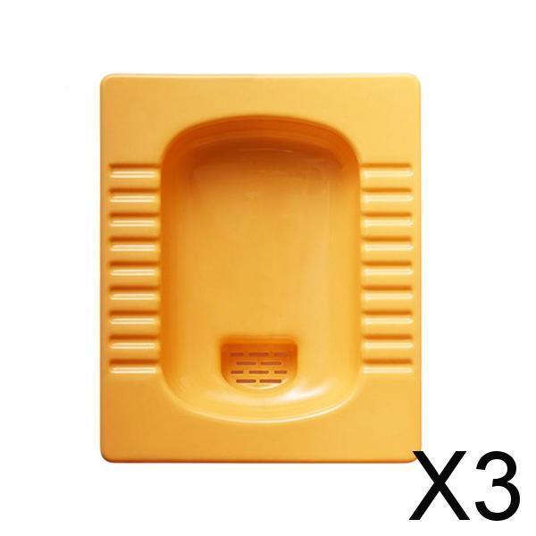 3xPunch Free Non Slip Drain Soap Case Container for Countertop Shower Kitchen