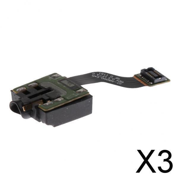 3xEarphone Headphone Audio Jack Flex Cable For Samsung Galaxy Note 10.1 N8000